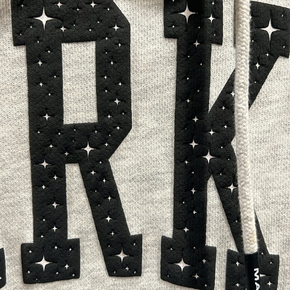 Market unisex hoodie heather grey size small men /woman medium - Picture 5 of 9